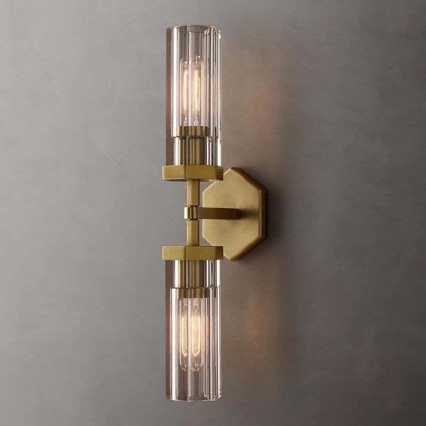Lambert Hexagonal Sconce-Meet Lighting
