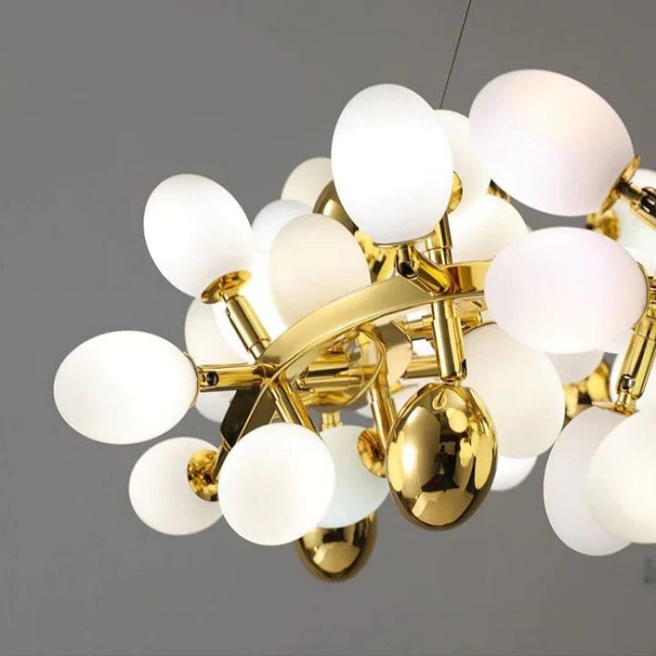 Luxury Escamoles Modern Grape Round Chandelier-MEET LIGHTING