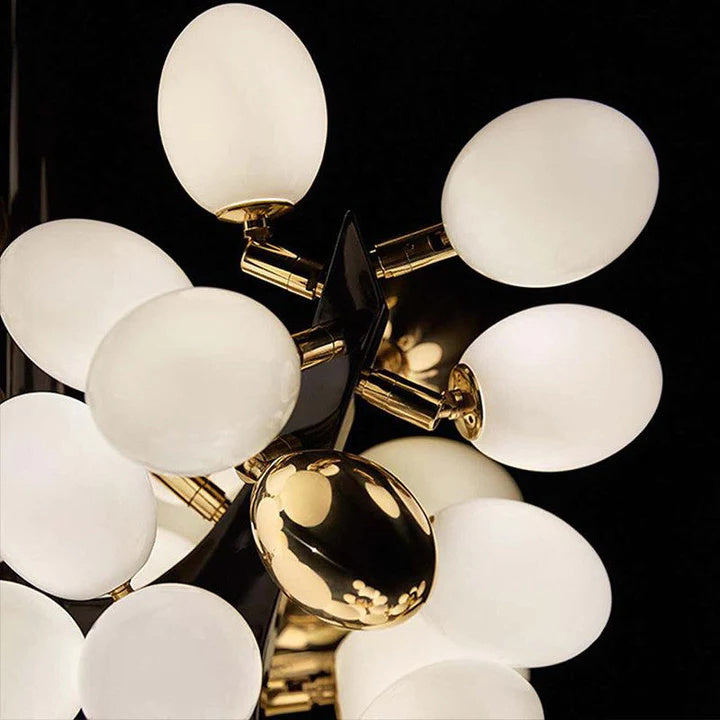Luxury Escamoles Vertical Grape Chandelier-MEET LIGHTING