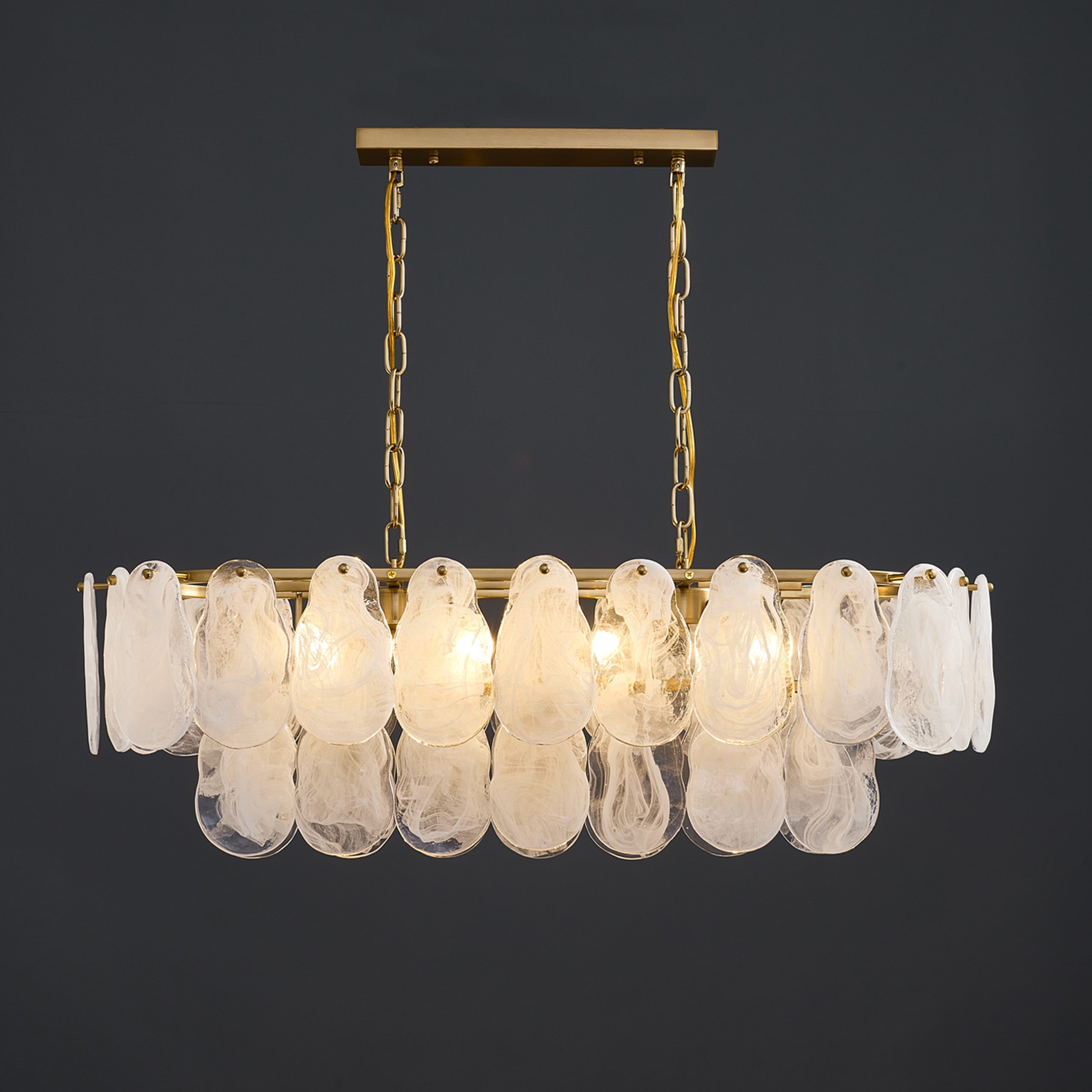 Mahina Gold Cloud Chandelier