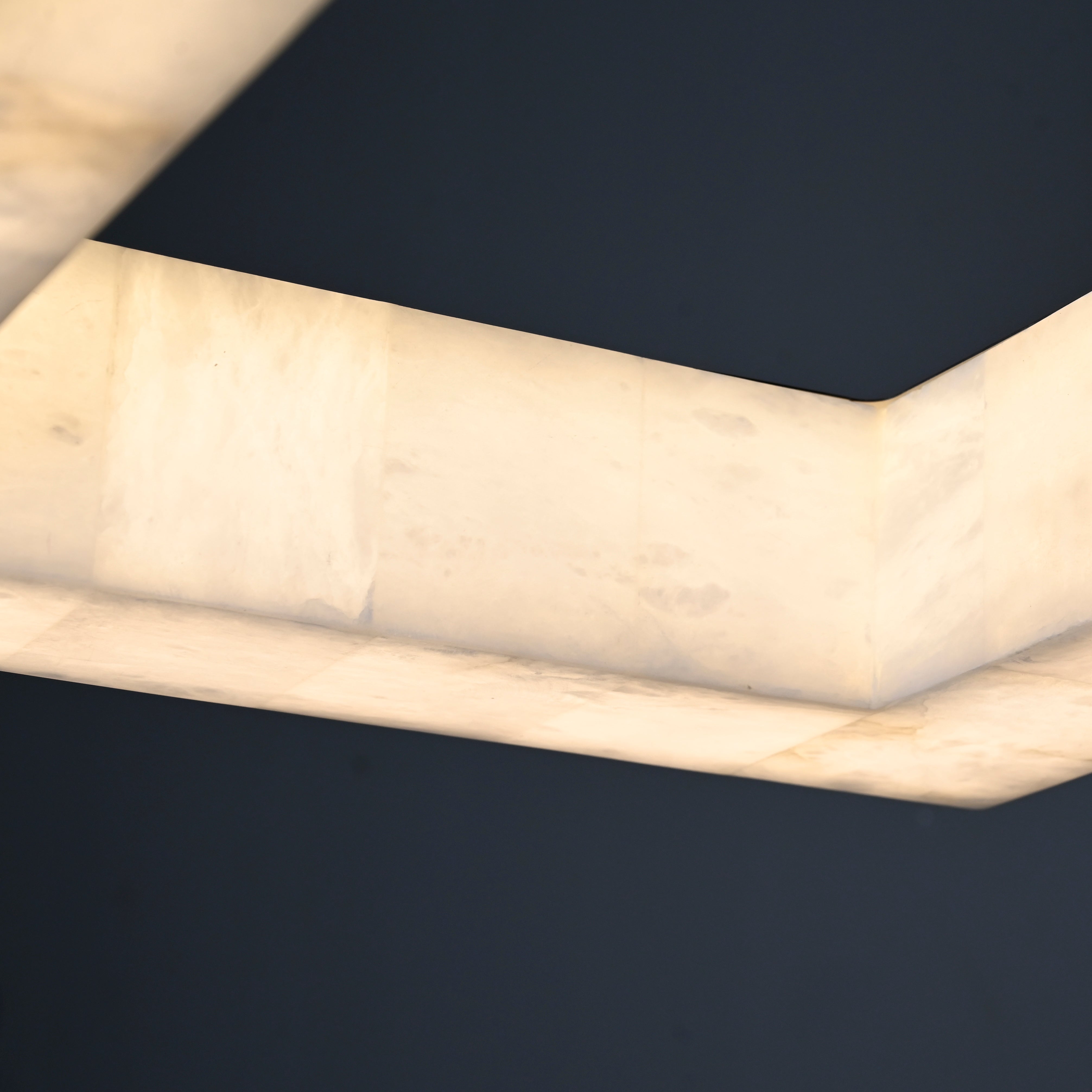 Marble Rivage Rectangle Chandelier 54"-MEET LIGHTING