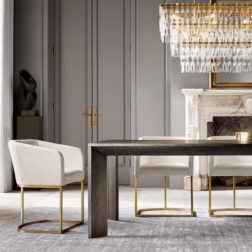 Mariogold 4-Tier Rectangular Chandelier 72"