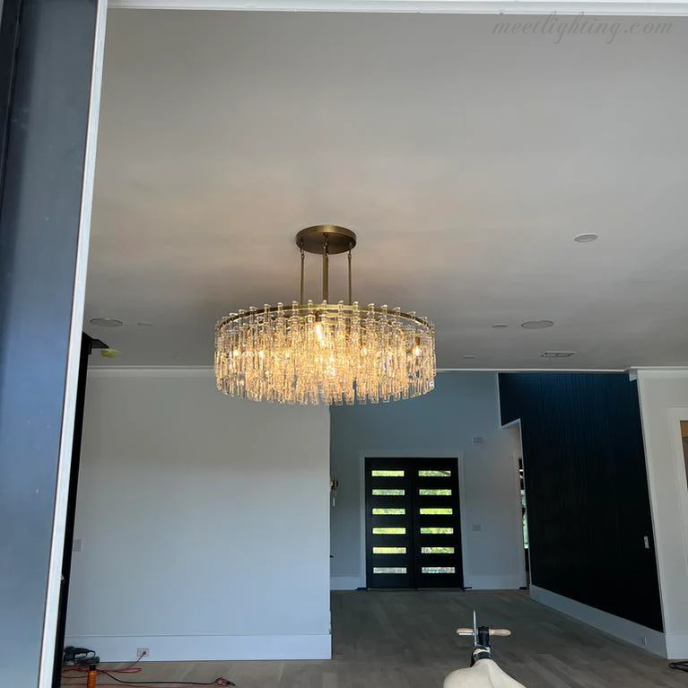 Marignan Round Chandelier 48"-MEET LIGHTING