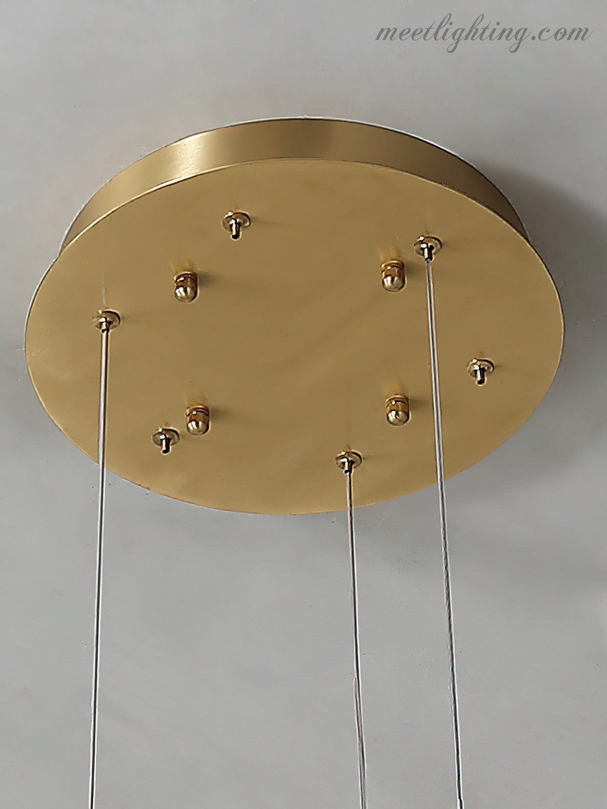 Modern Alabaster Ring Chandelier Halo Chandelier For Living Room-MEET LIGHTING