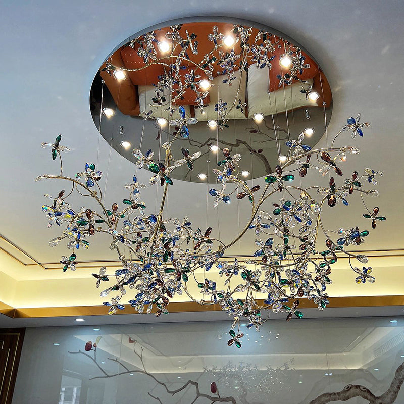Modern Crystal Branch Chandelier Luxury Home Lighting-MEET LIGHTING