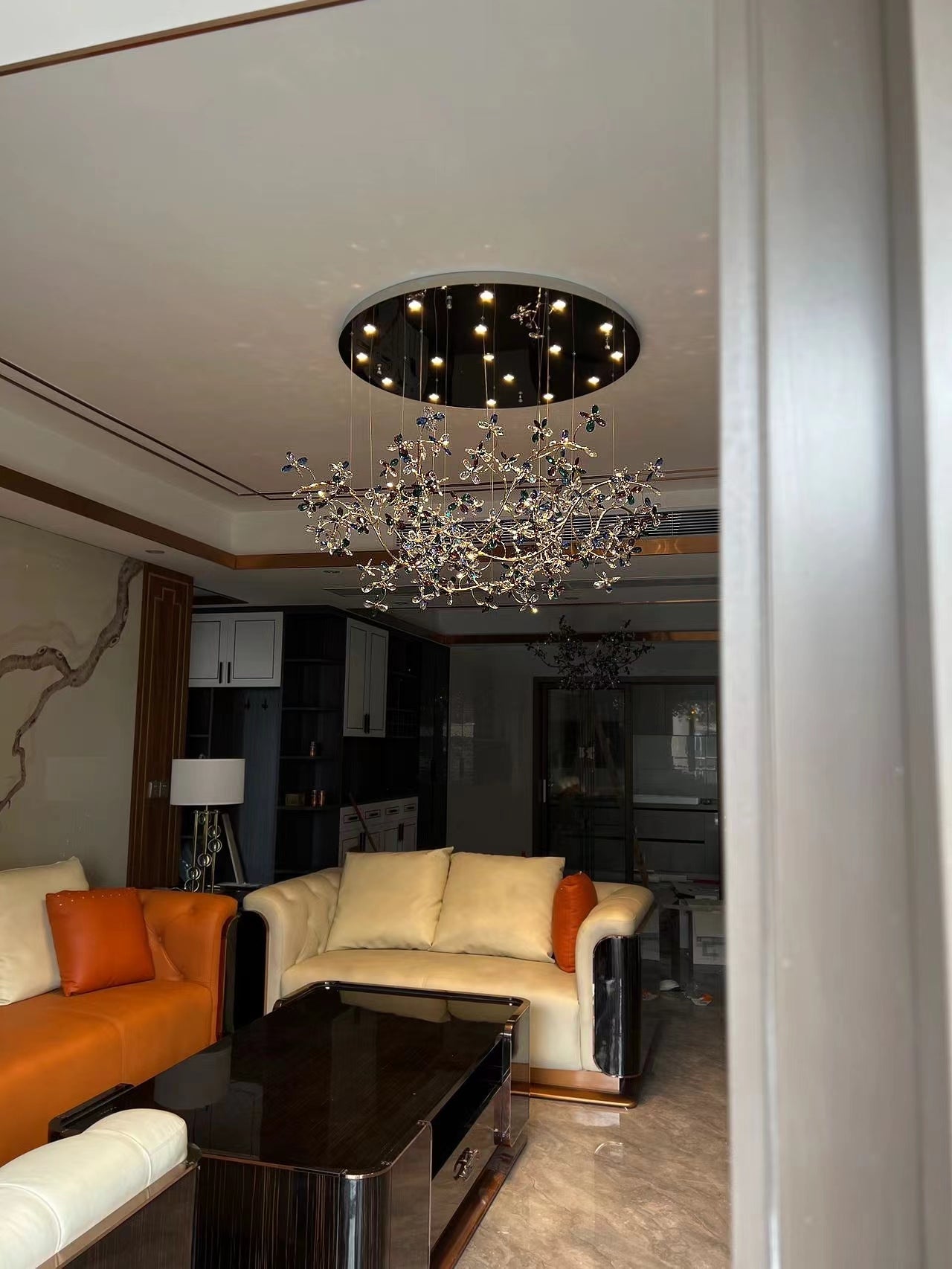 Modern Crystal Branch Chandelier Luxury Home Lighting-MEET LIGHTING