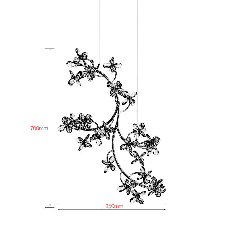 Modern Crystal Branch Chandelier Luxury Home Lighting-MEET LIGHTING