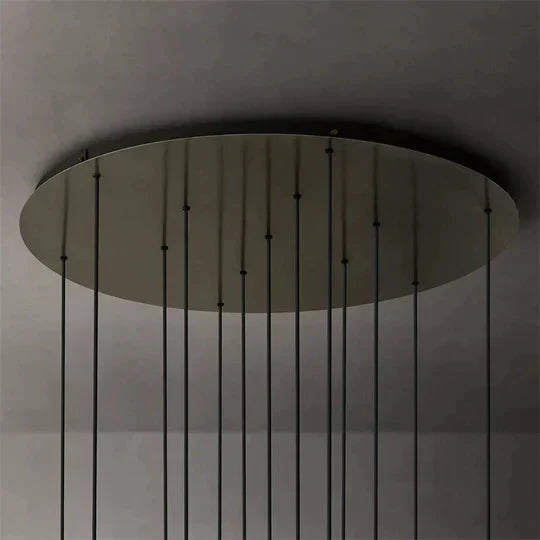 Modern Glass Round Globe Cluster Chandelier 44"-MEET LIGHTING