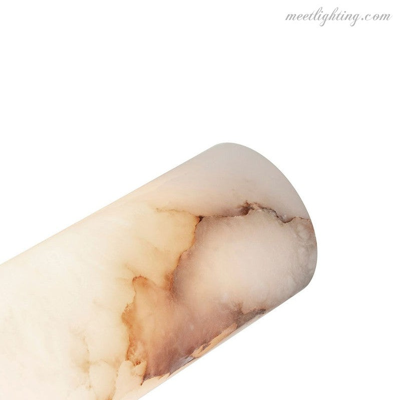 Modern Minimalist Alabaster Wall Sconce-Meet Lighting