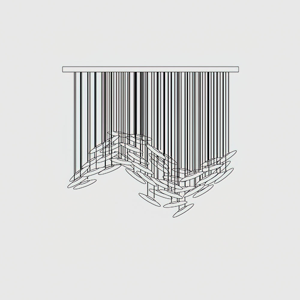 Modern Whispers Chandelier-MEET LIGHTING