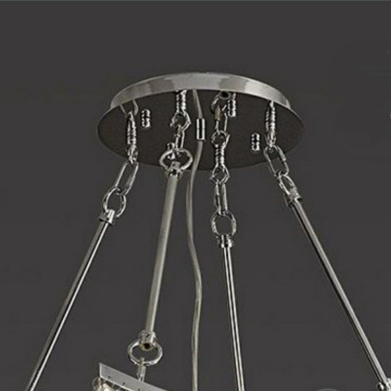 Extra Large Foyer Vertical Layers K9 Crystal Chandelier Chrome Ceiling Lighting Fixture For Staircase Entryway Decor-MEET LIGHTING