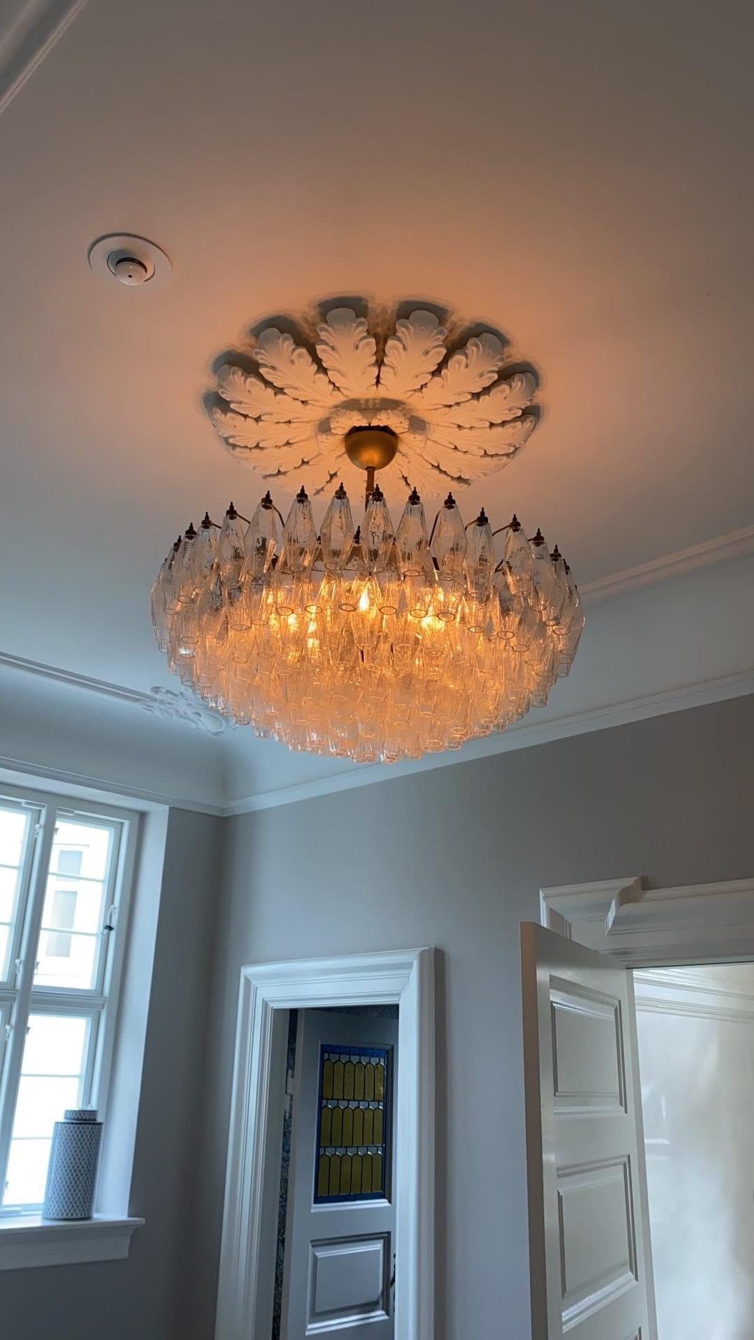 Murano Chandelier – Poliedri – 185 glass by Meetlighting