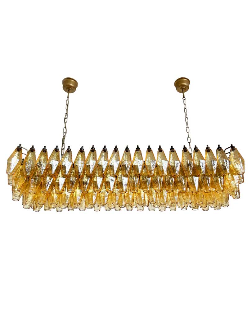 Poliedri 138-Glass Murano Chandelier
