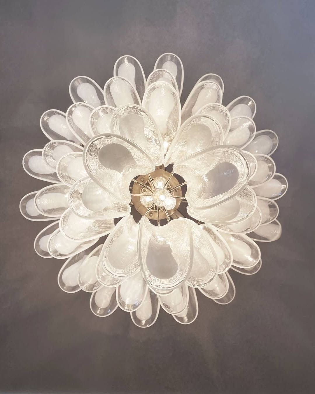 Murano Chandelier – 75 petals – Transparent by Meetlighting