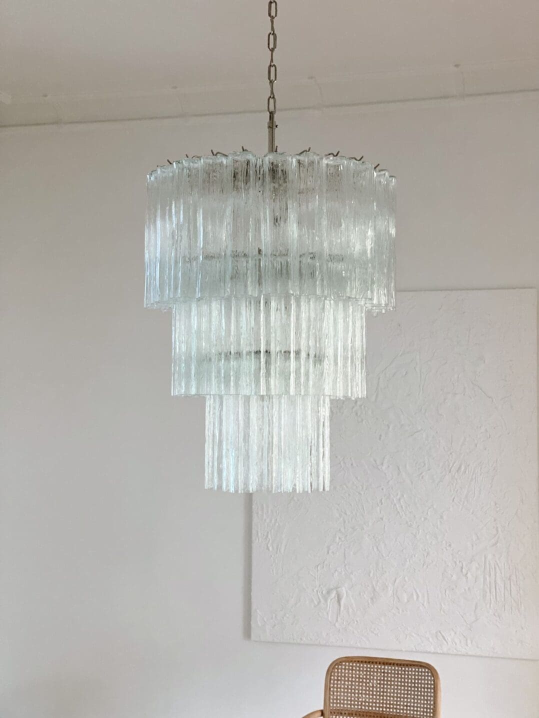 Murano Chandelier – 52 tubes – Transparent by Meetlighting
