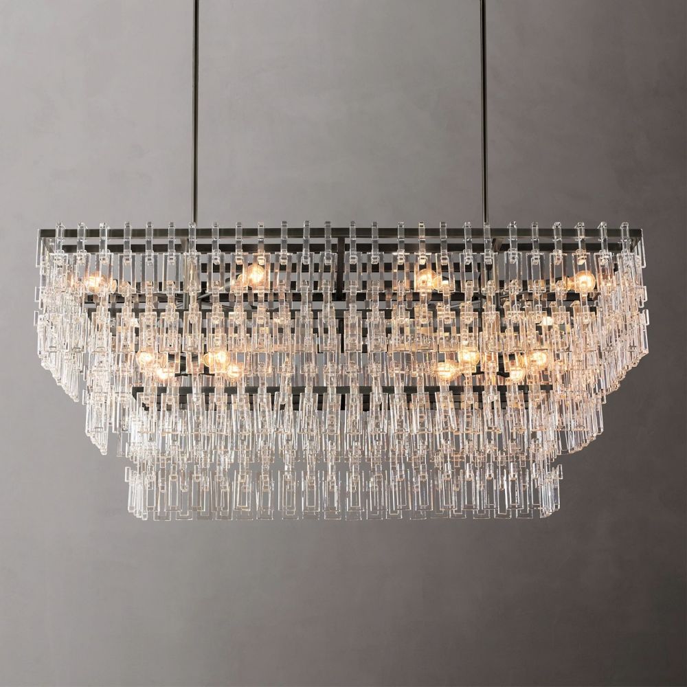 Marignan Rectangle Chandelier-MEET LIGHTING