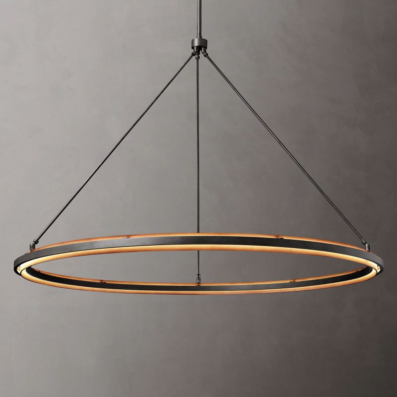 Perez Round Chandelier 60"-MEET LIGHTING