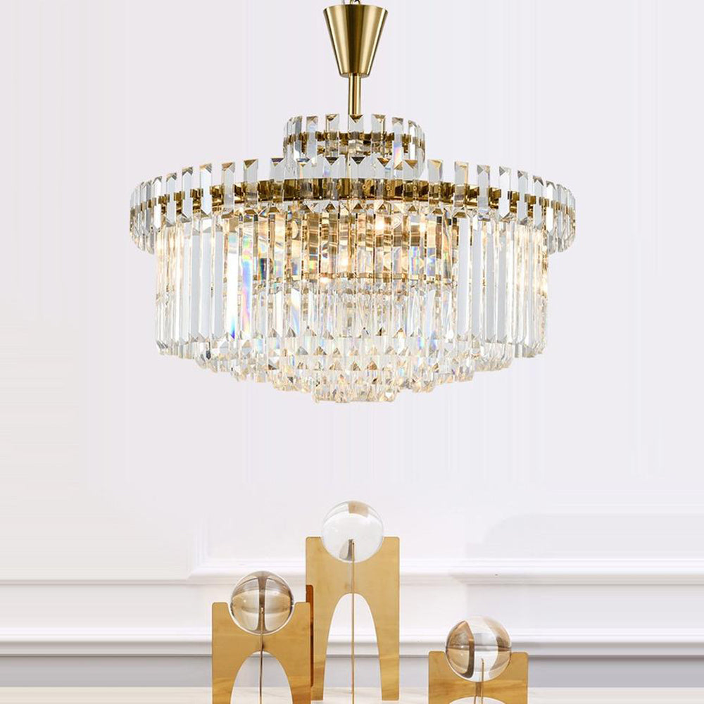 Phyllaris Crystal Chandelier-MEET LIGHTING