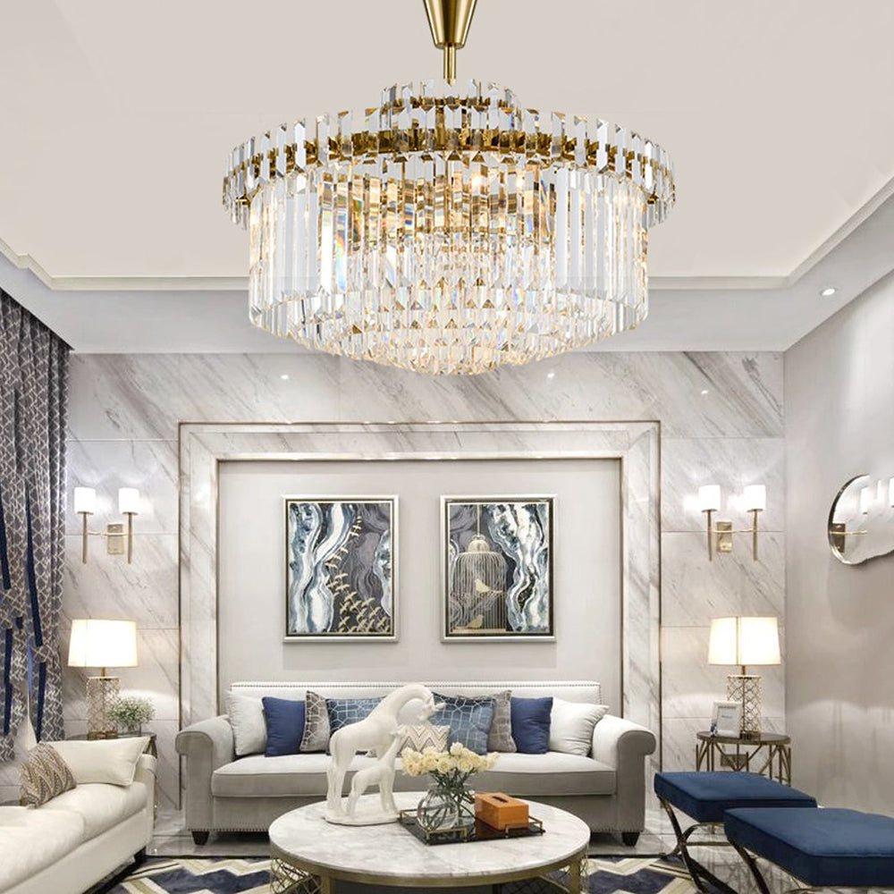 Phyllaris Crystal Chandelier-MEET LIGHTING