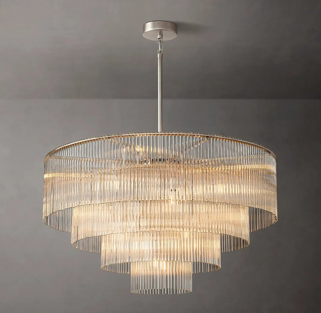 Amadeo K9 Glass Round Chandelier 40"