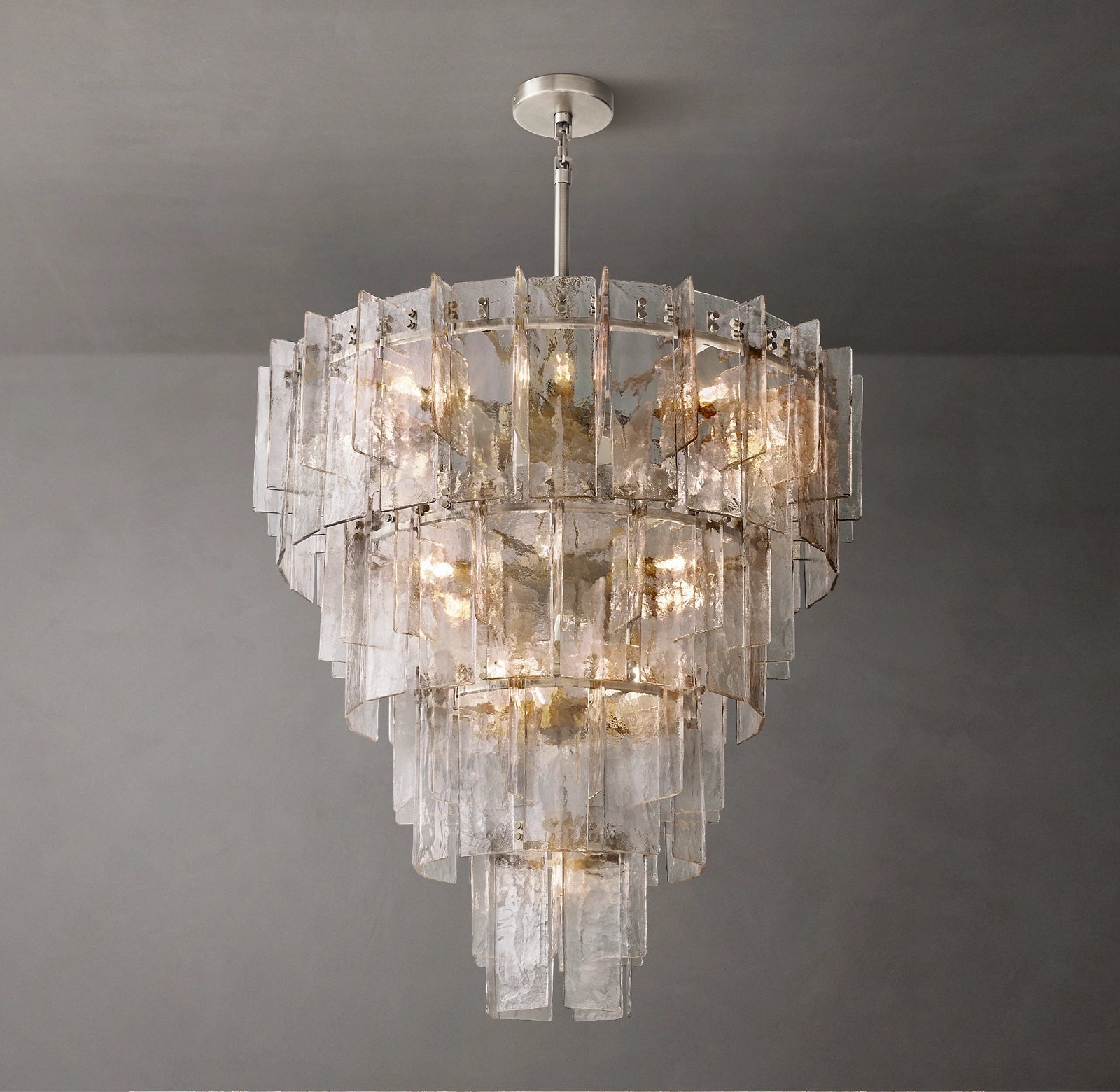 Lottice Tired Round Chandelier 47"
