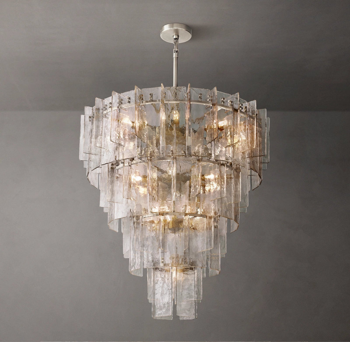 Lottice Tired Round Chandelier 47"