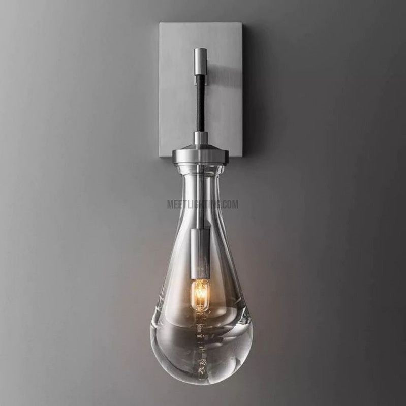 Raindrop Modern Solid Wall Sconce(Cord)-Meet Lighting