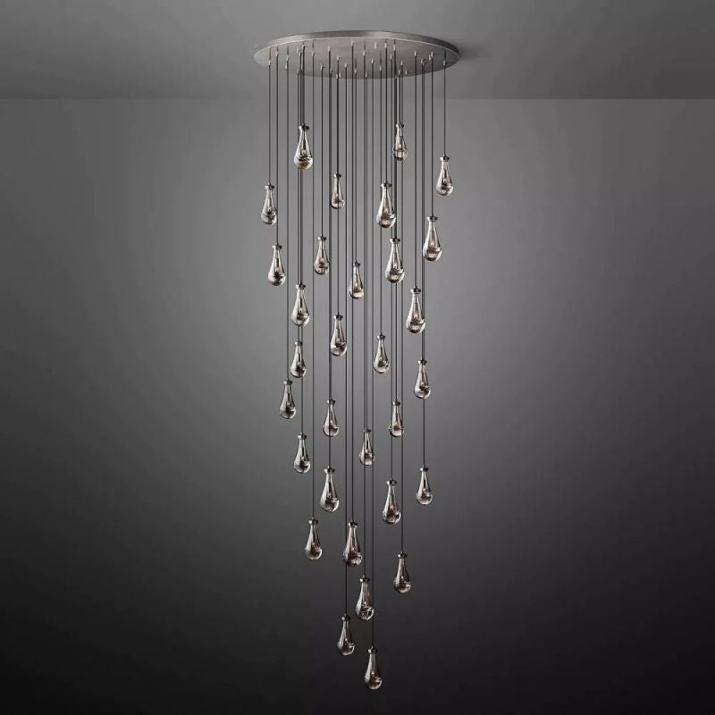 Rain Round Chandelier 60"