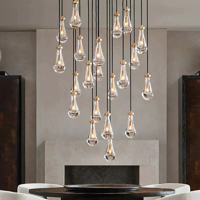Rain Round Chandelier 60"