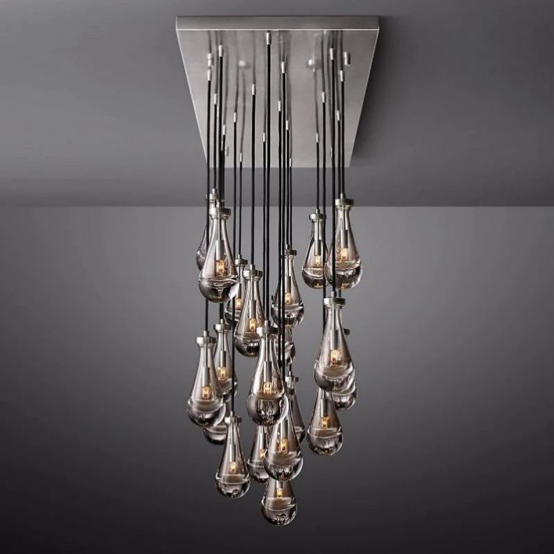 Rain Rectangular Chandelier 72"