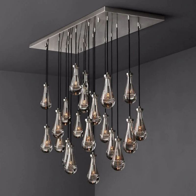 Rain Rectangular Chandelier 72"