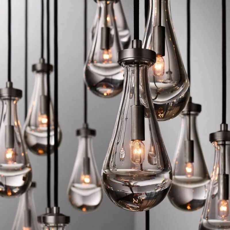 Rain Rectangular Chandelier 72"