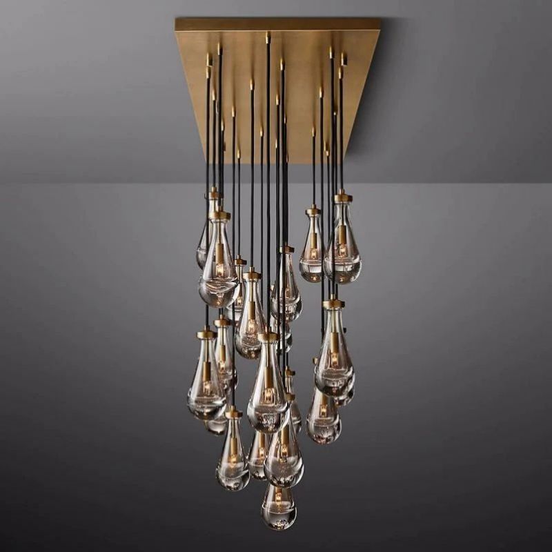 Rain Rectangular Chandelier 72"