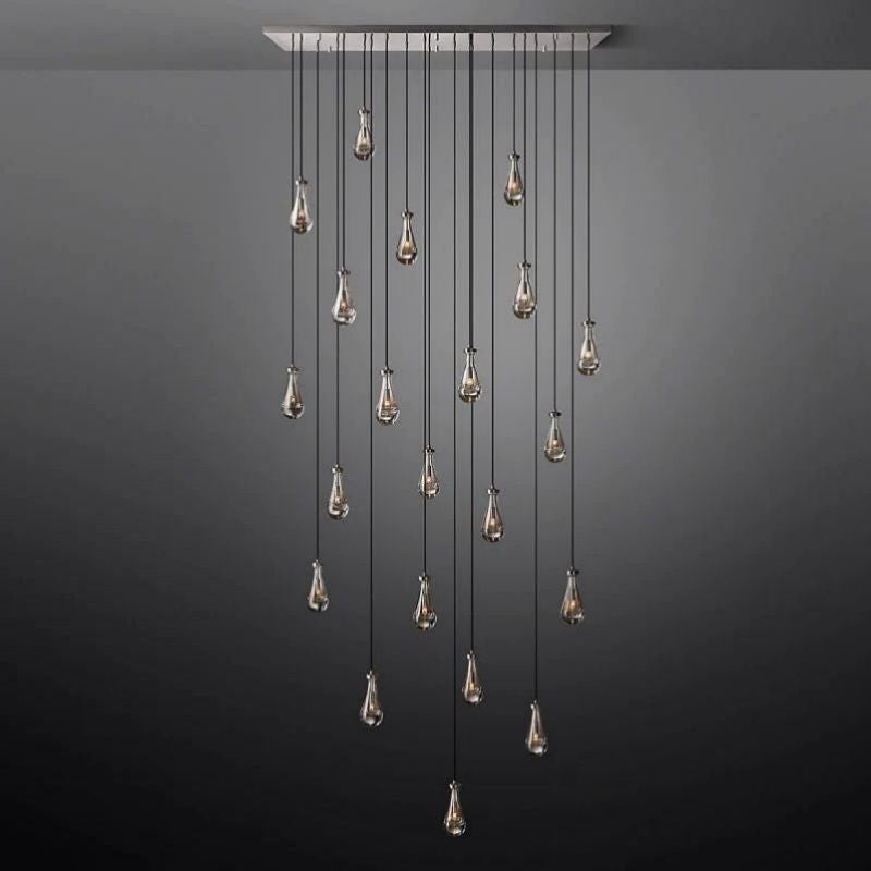 Rain Rectangular Chandelier 72"