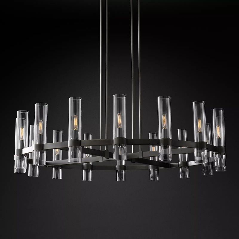 Ravelle Round Chandelier 48" - thebelacan