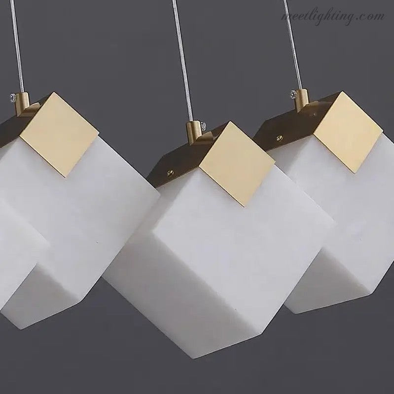 Real Alabaster Pendant Lights For Dining Room-Meet Lighting
