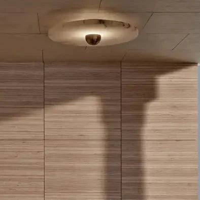 Alabaster Flush mount 11''D