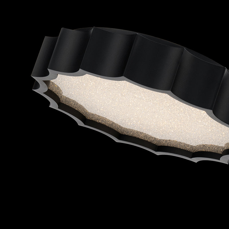 Meet Crystal Tarte 17" LED Flush Mount