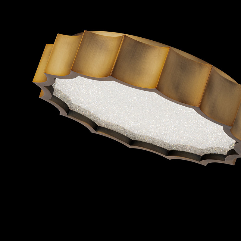 Meet Crystal Tarte 17" LED Flush Mount