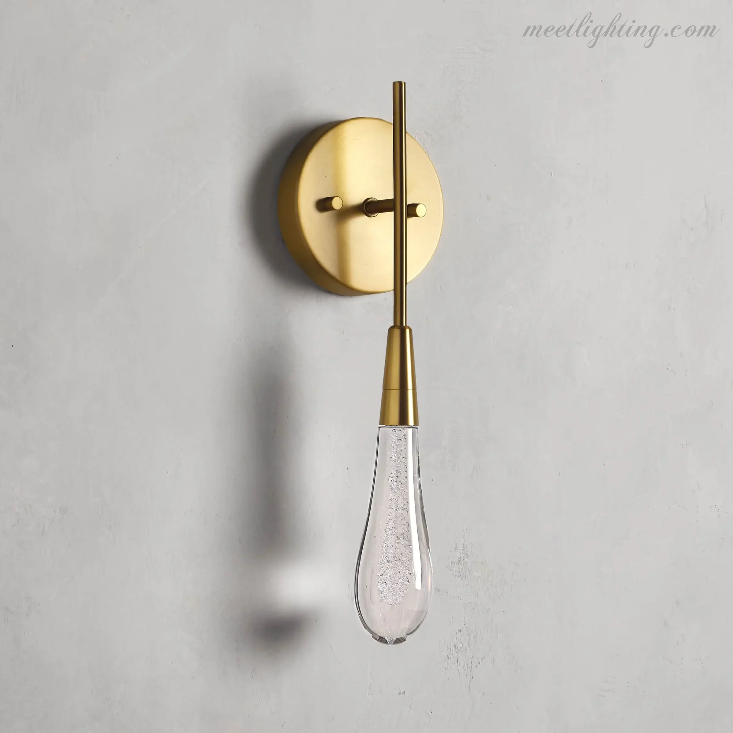 SOLITAIRE MODERN WALL SCONCE 5"W-Meet Lighting