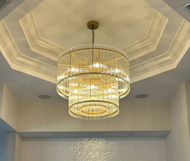 San Marco Round Crystal Chandelier 60" 48" 37" 22"-MEET LIGHTING