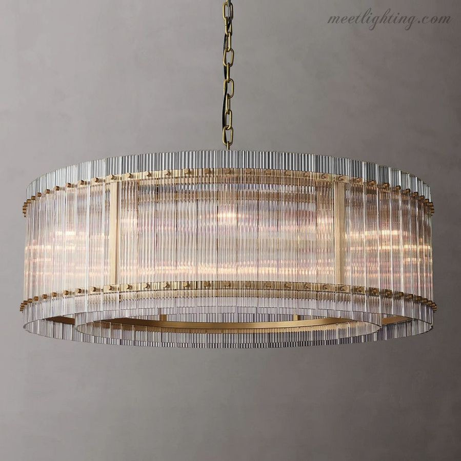 San Marco Round Crystal Chandelier 60" 48" 37" 22"-MEET LIGHTING