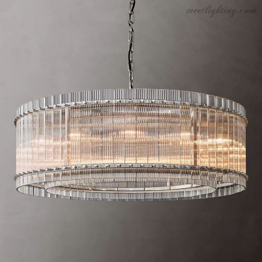 San Marco Round Crystal Chandelier 60" 48" 37" 22"-MEET LIGHTING