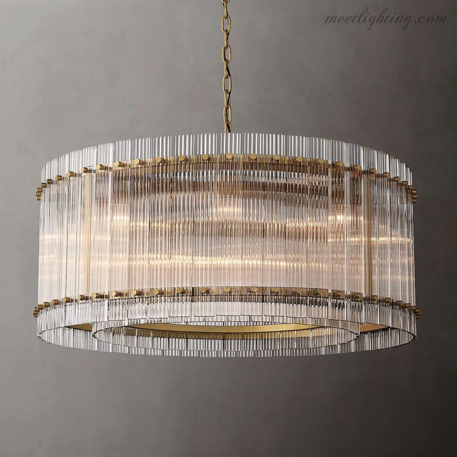 San Marco Round Crystal Chandelier 60" 48" 37" 22"-MEET LIGHTING