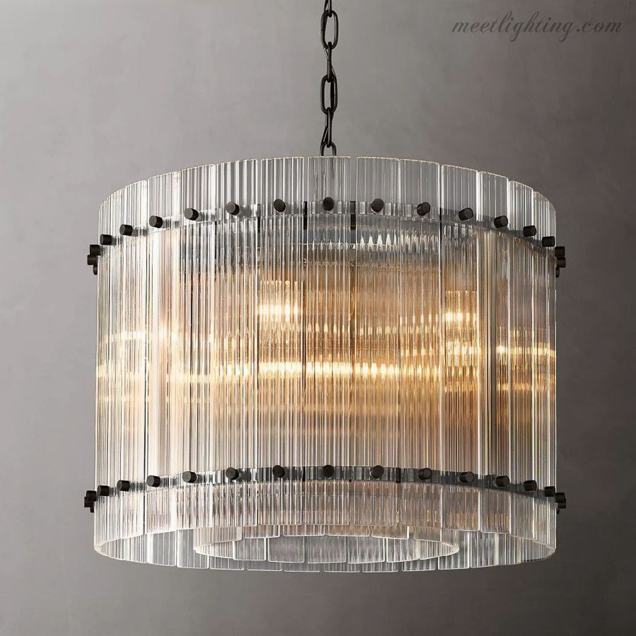 San Marco Round Crystal Chandelier 60" 48" 37" 22"-MEET LIGHTING