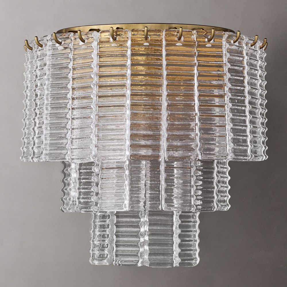 Siren Glass Wall Sconce 15"