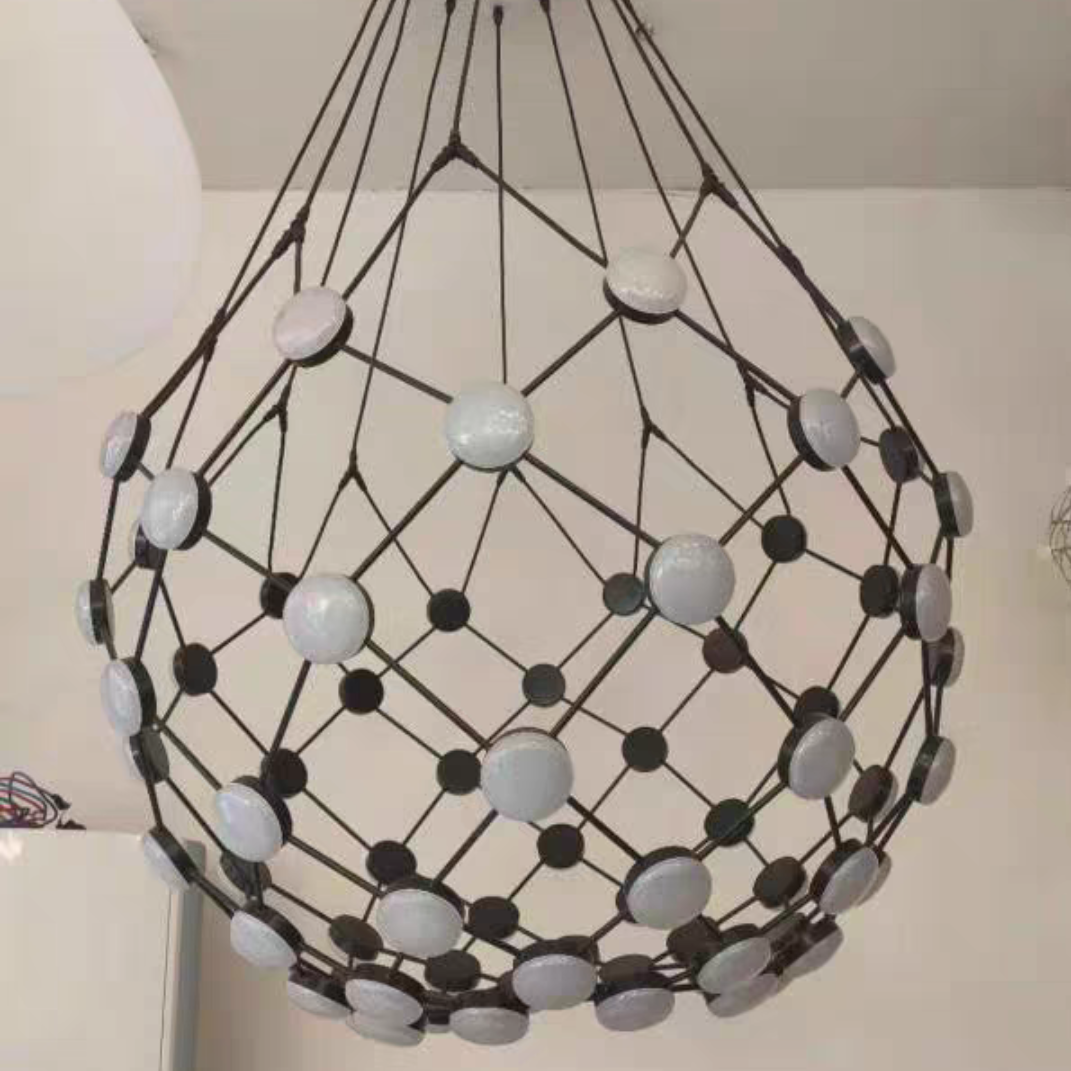 Modern Basket Chandelier for Living/Dining Room-MEET LIGHTING