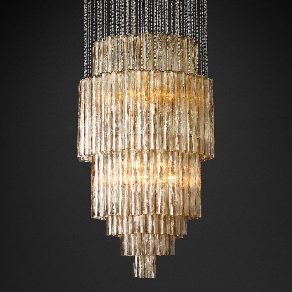 Serena Multi-Tier Round Chandelier-MEET LIGHTING