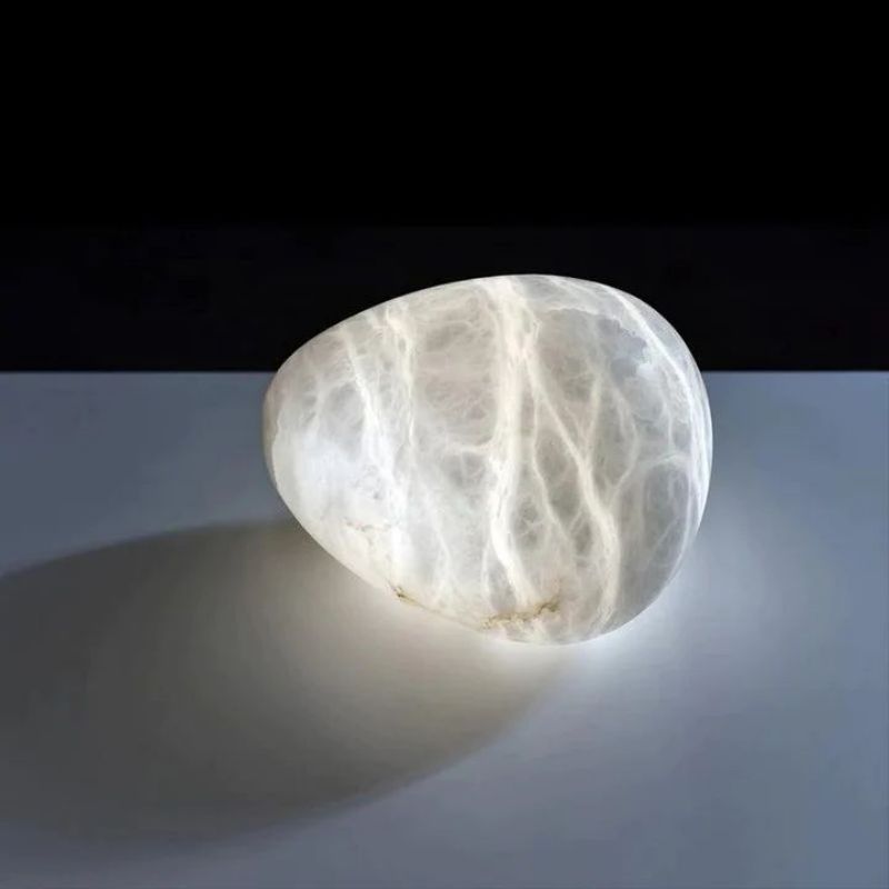 Alabaster Stone Pendant 4 sizes by Meetlighting