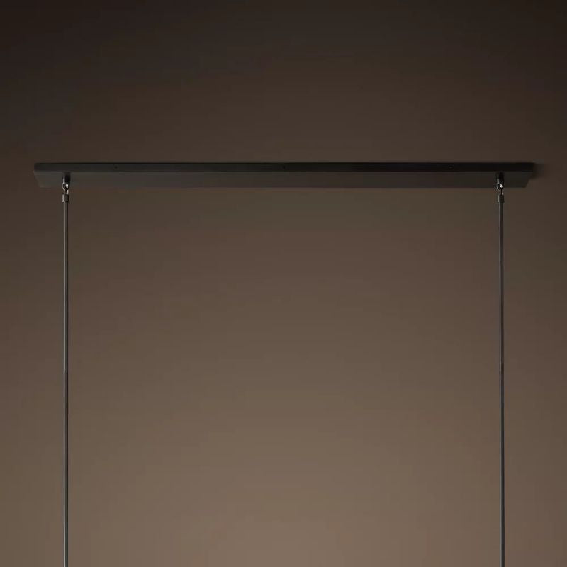 Boule Glass Linear Chandelier 48"